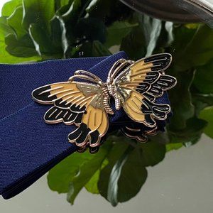 VINTAGE || ENAMEL BUTTERFLY BELT